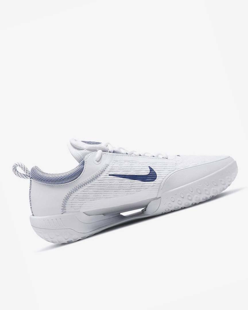 Zapatos Tennis Nike Court Zoom NXT Hombre Blancas Gris Azul Marino | CR5305