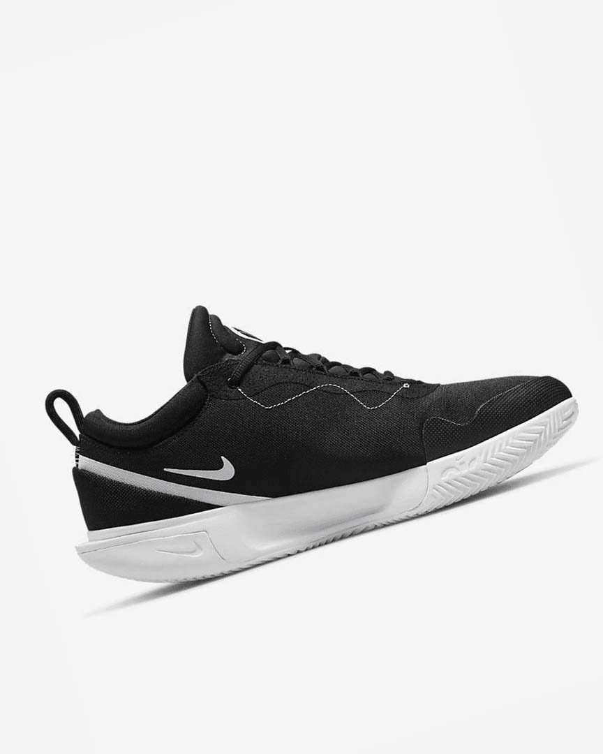 Zapatos Tennis Nike Court Zoom Pro Hombre Negras Blancas | CR4599