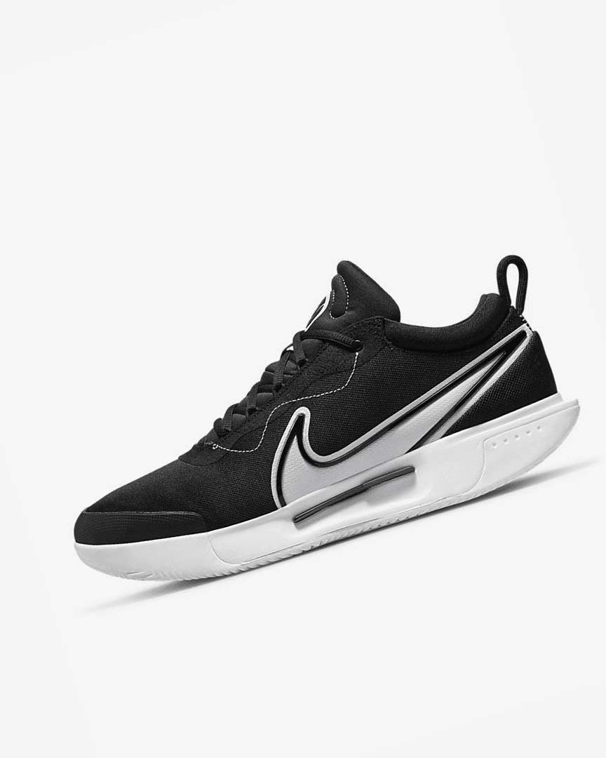 Zapatos Tennis Nike Court Zoom Pro Hombre Negras Blancas | CR4599