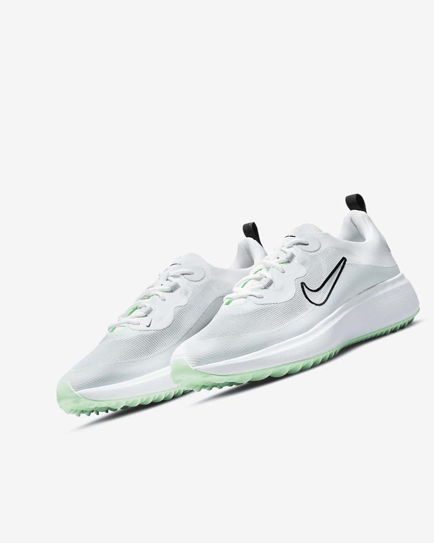 Zapatos de Golf Nike Ace Summerlite Mujer Blancas Plateadas Verde Menta Negras | CR4912