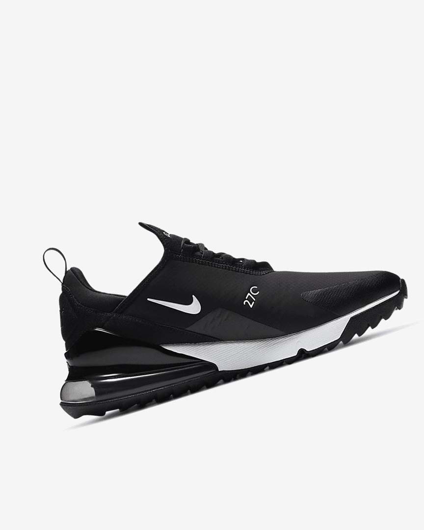 Zapatos de Golf Nike Air Max 270 G Mujer Negras Blancas | CR2769