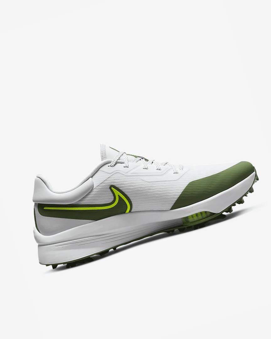 Zapatos de Golf Nike Air Zoom Infinity Tour NEXT% Hombre Blancas Plateadas | CR2610