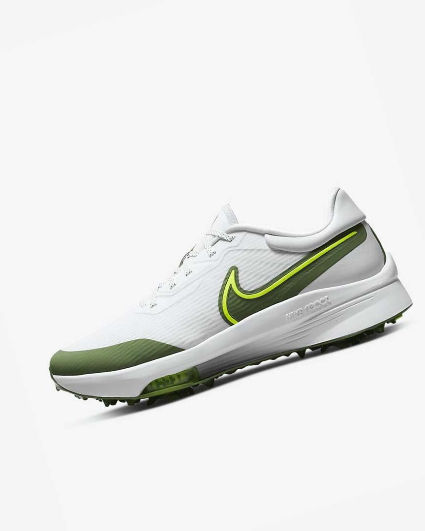 Zapatos de Golf Nike Air Zoom Infinity Tour NEXT% Hombre Blancas Plateadas | CR2610