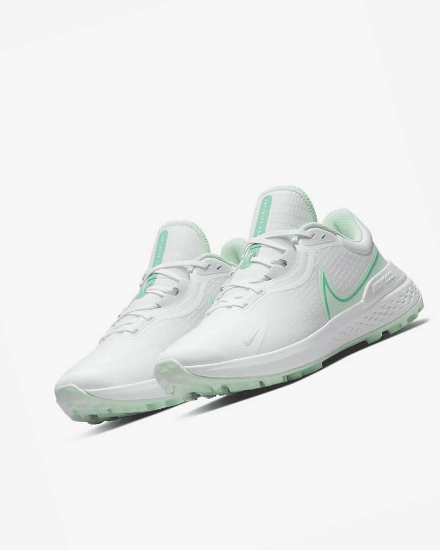 Zapatos de Golf Nike Infinity Pro 2 Hombre Blancas Turquesa Verde Menta | CR4768