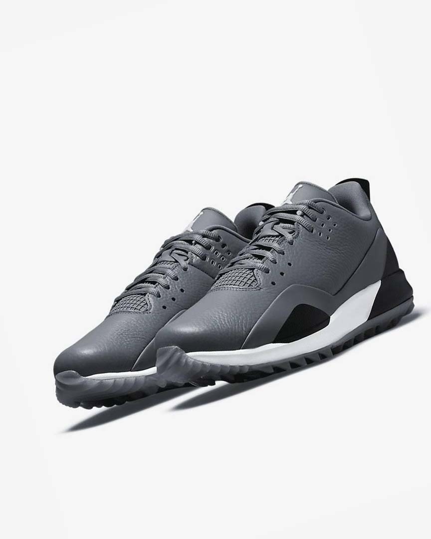 Zapatos de Golf Nike Jordan ADG 3 Hombre Gris Negras Blancas | CR2297