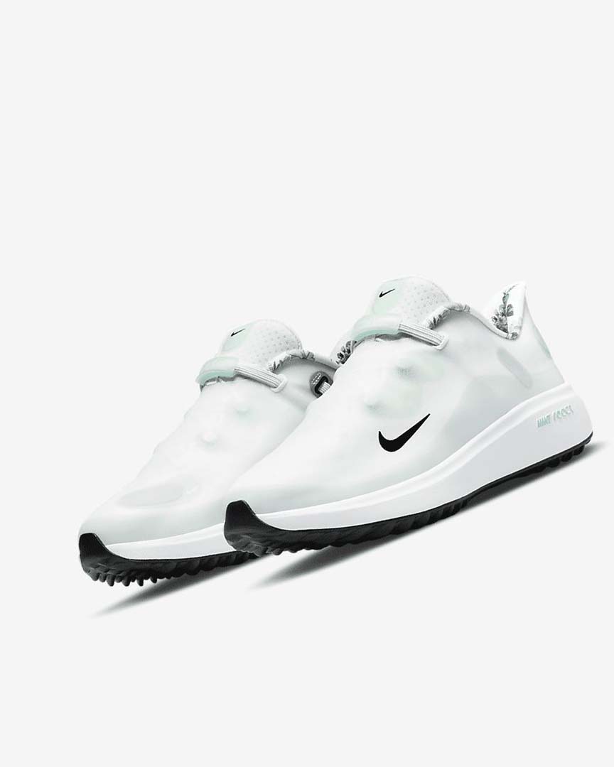 Zapatos de Golf Nike React Ace Tour Mujer Blancas Plateadas Verde Menta Negras | CR4880