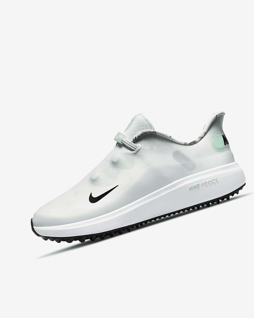 Zapatos de Golf Nike React Ace Tour Mujer Blancas Plateadas Verde Menta Negras | CR4880