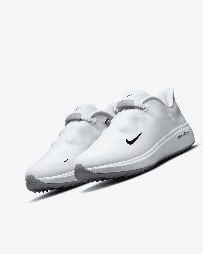 Zapatos de Golf Nike React Ace Tour Mujer Blancas Gris Claro Negras | CR4974