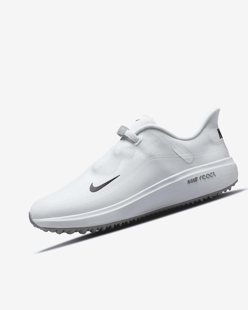 Zapatos de Golf Nike React Ace Tour Mujer Blancas Gris Claro Negras | CR4974