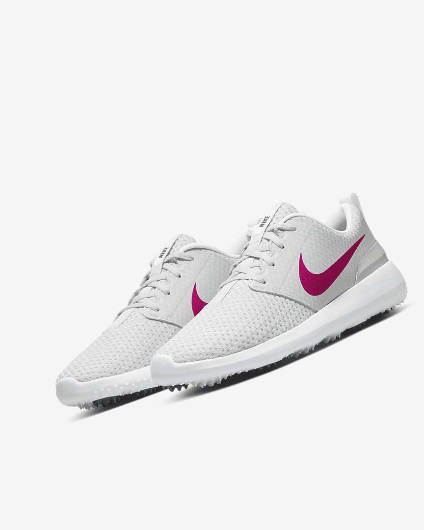 Zapatos de Golf Nike Roshe G Mujer Blancas Negras Rosas | CR5398