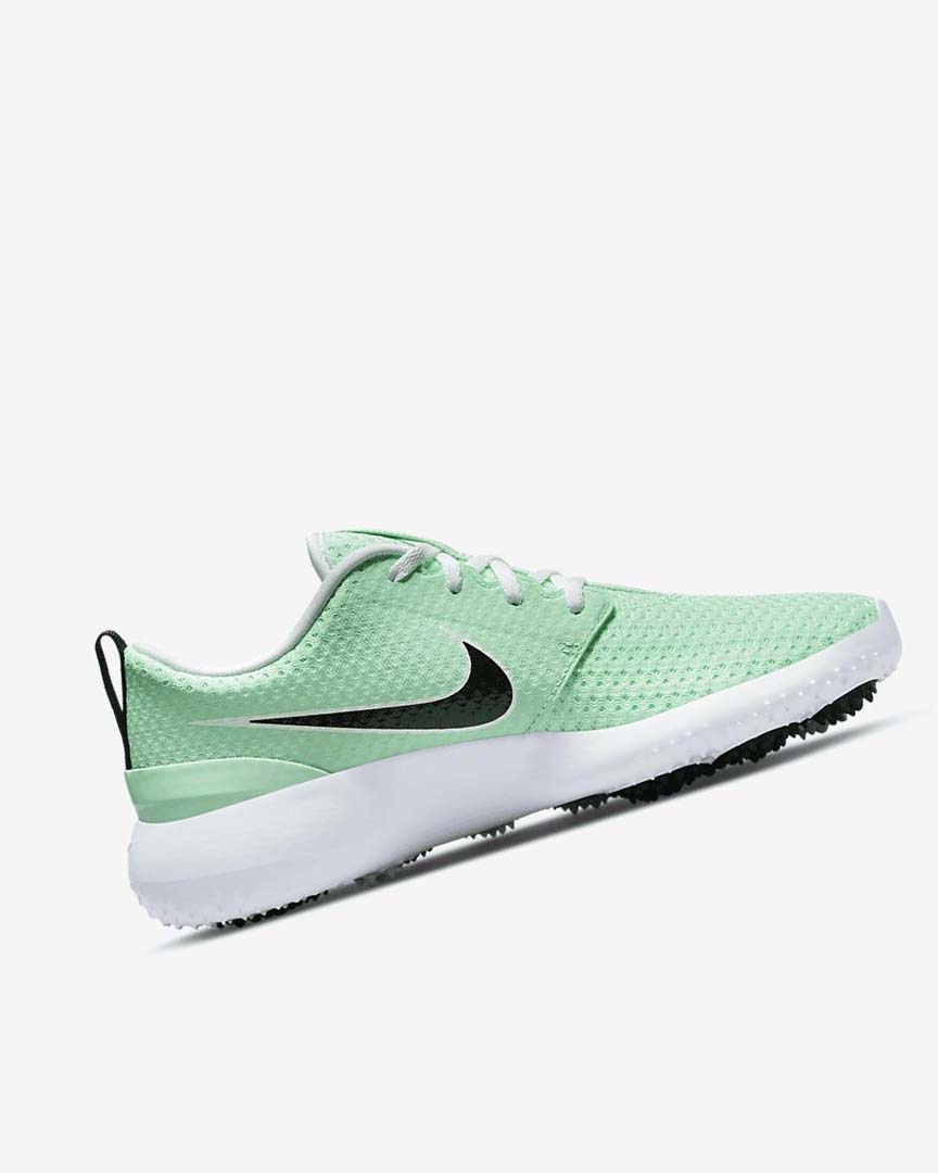 Zapatos de Golf Nike Roshe G Mujer Verde Menta Blancas Negras | CR5298