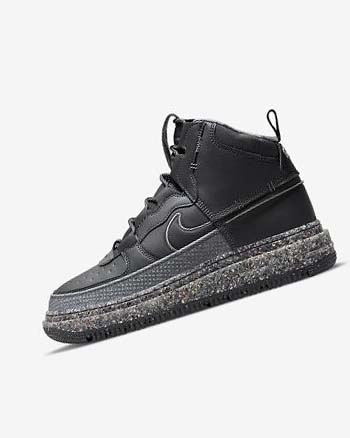 Botas Nike Air Force 1 Hombre Gris Oscuro Gris Gris Oscuro Negras | CR2932