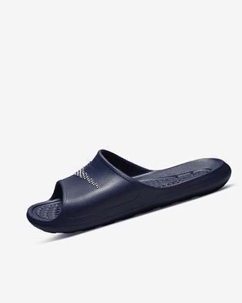 Chanclas Nike Victori One Hombre Azul Marino Blancas | CR2271