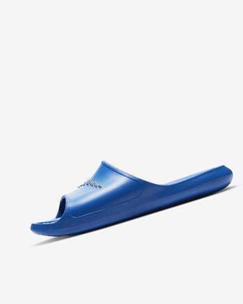 Chanclas Nike Victori One Hombre Azul Real Blancas | CR4512