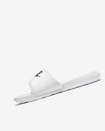 Chanclas Nike Victori One Hombre Blancas Azul Real | CR4643