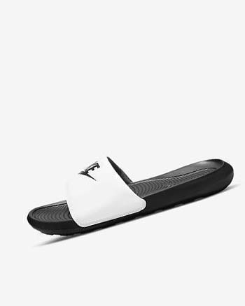 Chanclas Nike Victori One Hombre Negras Blancas | CR4724