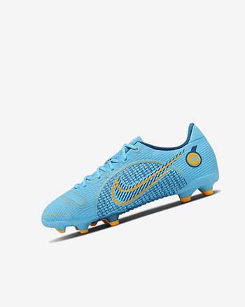 Tenis Futbol Nike Jr. Mercurial Vapor 14 Academy MG Niño Azules Naranjas | CR2717