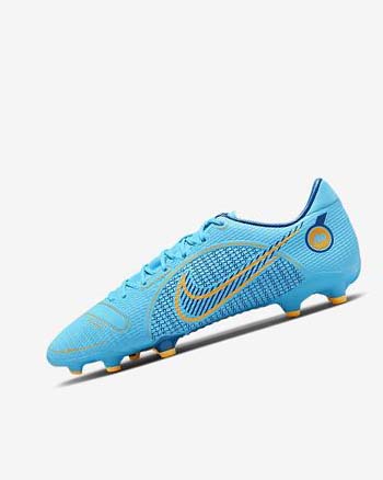 Tenis Futbol Nike Mercurial Vapor 14 Academy MG Mujer Azules Naranjas | CR5410