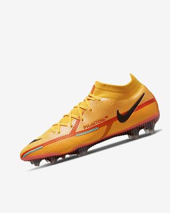 Tenis Futbol Nike Phantom GT2 Dynamic Fit Elite FG Mujer Naranjas Naranjas Rojas Claro Negras | CR2825