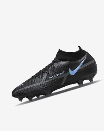 Tenis Futbol Nike Phantom GT2 Dynamic Fit Elite FG Mujer Negras Gris Negras | CR3181