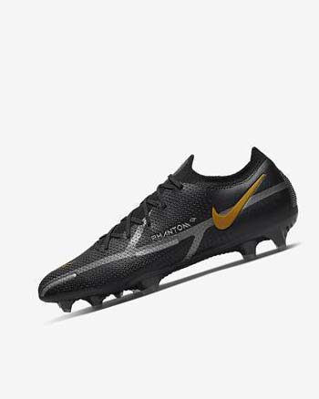 Tenis Futbol Nike Phantom GT2 Elite FG Hombre Negras Metal Doradas Metal Plateadas Metal Gris Oscuro | CR4694