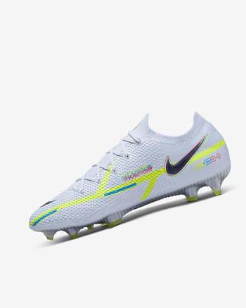 Tenis Futbol Nike Phantom GT2 Elite FG Mujer Gris Azules Claro Azules | CR2660