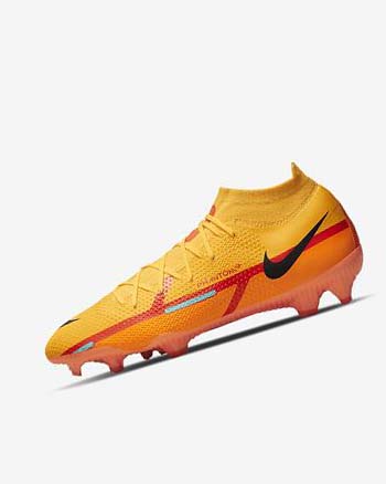 Tenis Futbol Nike Phantom GT2 Pro Dynamic Fit FG Mujer Naranjas Naranjas Rojas Claro Negras | CR2820