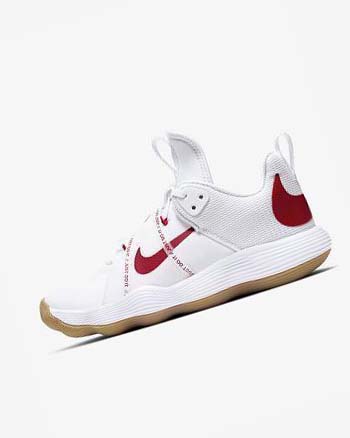 Tenis Para Voleibol Nike React HyperSet Hombre Blancas Rojas | CR2488