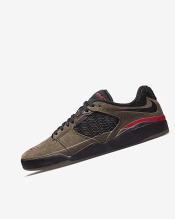 Tenis Skate Nike SB Ishod Wair Hombre Verde Oliva Claro Verde Oliva Claro Rojas Negras | CR2888