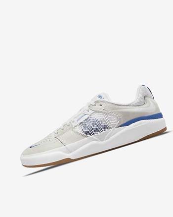 Tenis Skate Nike SB Ishod Wair Mujer Blancas Blancas Azul Real Blancas | CR2707