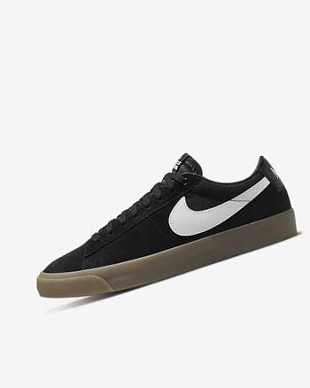 Tenis Skate Nike SB Zoom Blazer Low Pro GT Mujer Negras Negras Blancas Blancas | CR4756