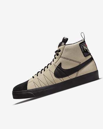 Tenis Skate Nike SB Zoom Blazer Mid PRM Hombre Naranjas Negras | CR1131