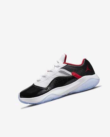 Zapatillas Baloncesto Nike Air Jordan 11 CMFT Low Niño Blancas Negras Rojas | CR3051