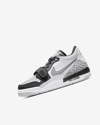 Zapatillas Baloncesto Nike Air Jordan Legacy 312 Low Niño Blancas Gris Negras | CR2458