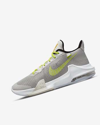 Zapatillas Baloncesto Nike Air Max Impact 3 Mujer Gris Verde | CR3000