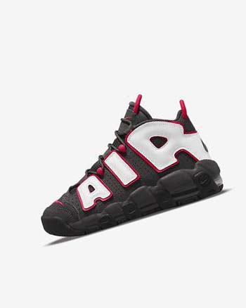 Zapatillas Baloncesto Nike Air More Uptempo Niño Gris Negras Rojas Blancas | CR3124