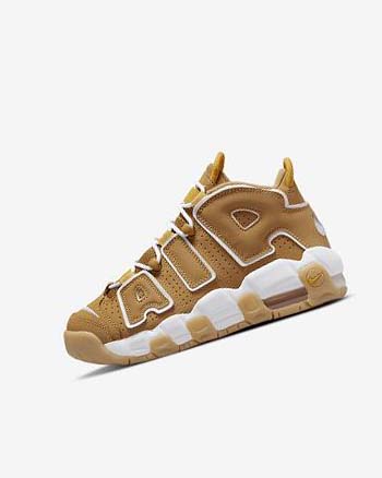 Zapatillas Baloncesto Nike Air More Uptempo Niño Marrones Marrones Claro Blancas | CR4601