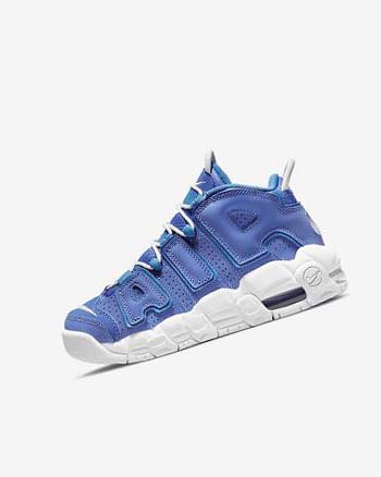 Zapatillas Baloncesto Nike Air More Uptempo Niño Azules Azules Blancas | CR5025