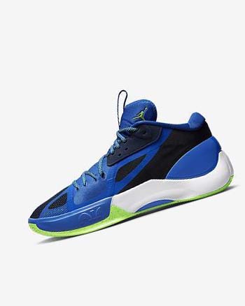 Zapatillas Baloncesto Nike Jordan Zoom Separate Hombre Azul Marino Azules Blancas Verde | CR1185