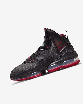 Zapatillas Baloncesto Nike LeBron 19 Hombre Negras Rojas Negras | CR2561