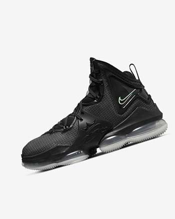 Zapatillas Baloncesto Nike LeBron 19 Mujer Negras Gris Oscuro Verde | CR5412