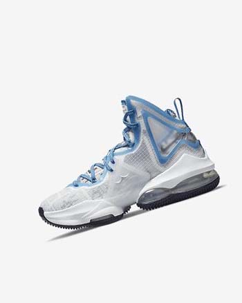 Zapatillas Baloncesto Nike LeBron 19 Niño Blancas Azules Azules | CR5406