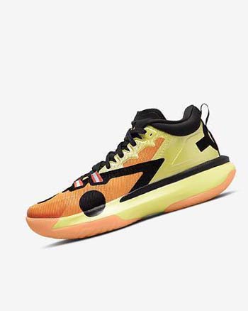 Zapatillas Baloncesto Nike Zion 1 SP Hombre Amarillo Negras Naranjas | CR4566