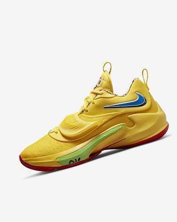 Zapatillas Baloncesto Nike Zoom Freak 3 Hombre Amarillo Rojas | CR2248