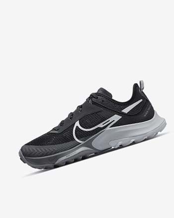 Zapatillas De Trail Running Nike Air Zoom Terra Kiger 8 Mujer Negras Gris Oscuro Gris Plateadas | CR4863