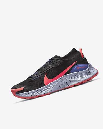 Zapatillas De Trail Running Nike Pegasus Trail 3 GORE-TEX Waterproof Mujer Negras Mango Claro Rojas | CR3062