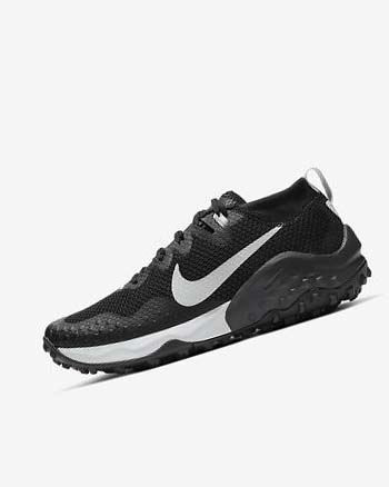 Zapatillas De Trail Running Nike Wildhorse 7 Mujer Negras Gris Oscuro Plateadas | CR4829