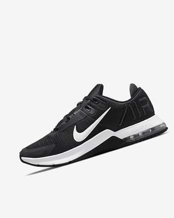 Zapatillas Deportivos Nike Air Max Alpha Trainer 4 Hombre Negras Gris Oscuro Blancas | CR2279