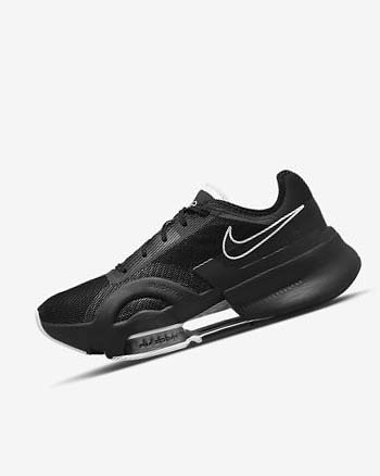 Zapatillas Deportivos Nike Air Zoom SuperRep 3 Mujer Negras Negras Gris Oscuro Blancas | CR2527