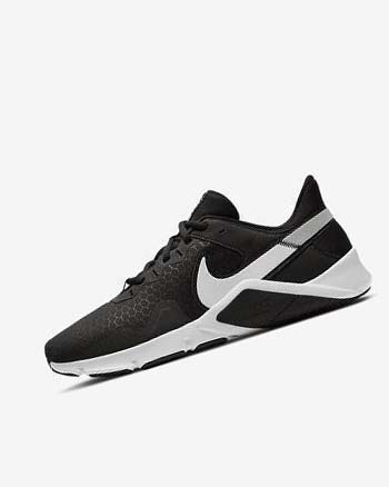 Zapatillas Deportivos Nike Legend Essential 2 Hombre Negras Metal Plateadas Blancas | CR2482